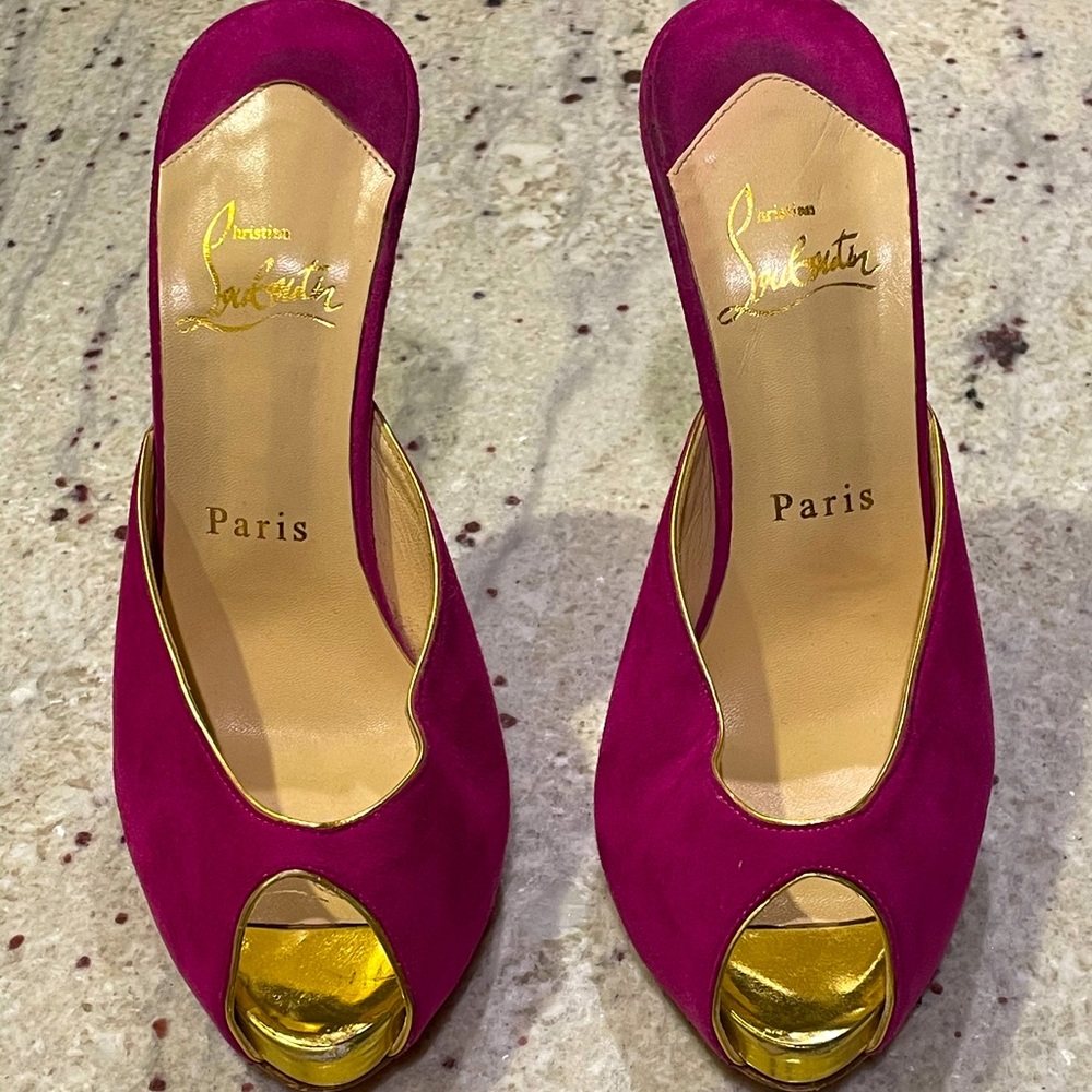 SOLD - Christian Louboutin Hot Pink Heels